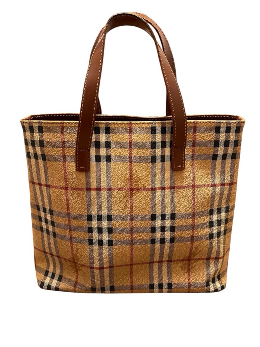 Burberry Novacheck Haymarket Coated Canvas Tote - Picture 2 of 9